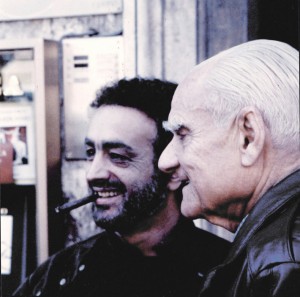 Domenico Colantoni e Alberto Moravia