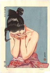 japan woman cry