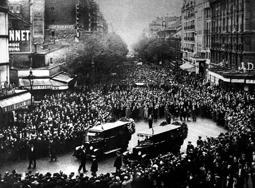 Parigi 1937 I Funerali dei Fratelli Rosselli