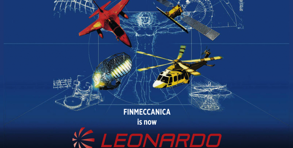 Finmeccanica diventa Leonardo