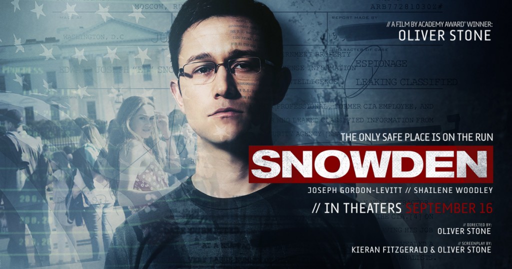 Snowden , il film di Oliver Stone uscito a novembre in Italia