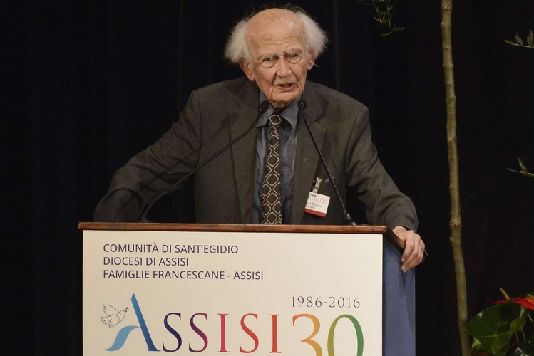 Zygmunt Bauman alla conferenza sulla pace Assisi 30 nel 2016