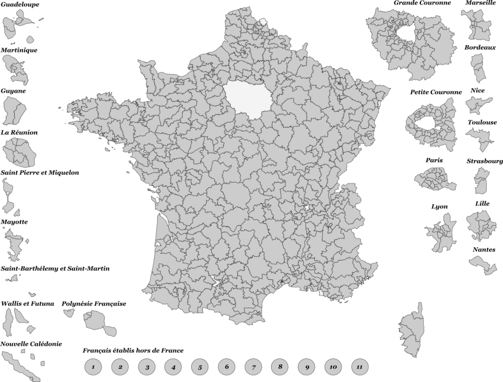 Circoscrizioni Francia