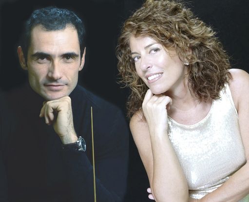 La pianista Cristiana Pegoraro e il direttore d’orchestra Lorenzo Porzio
