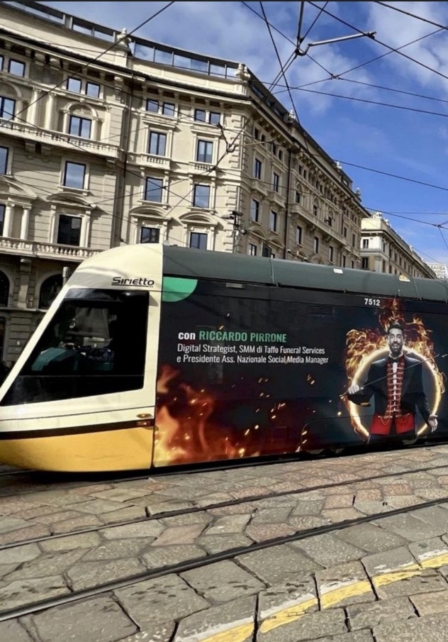 Riccardo Pirrone sulle pubblicità dei Tram a Roma